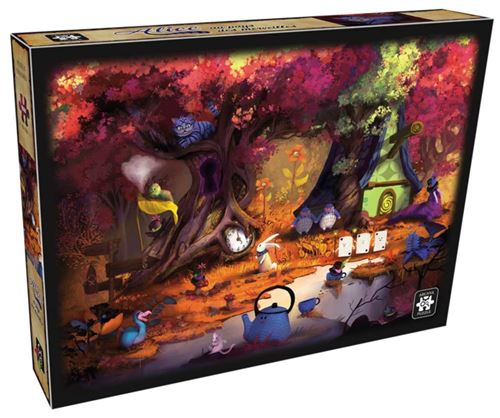 Gigamic Jeu De Société Arcana Puzzle : Alice Au Pays Des Merveilles
