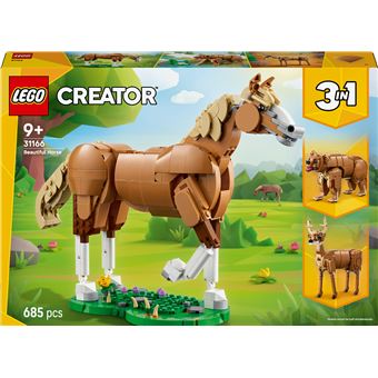 LEGO® Creator 3-en-1 31166 Le beau cheval