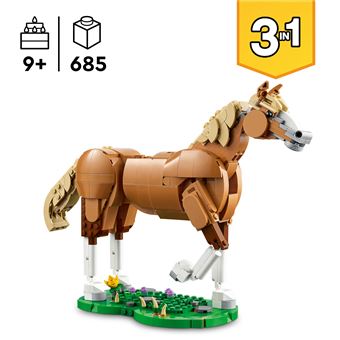 LEGO® Creator 3-en-1 31166 Le beau cheval