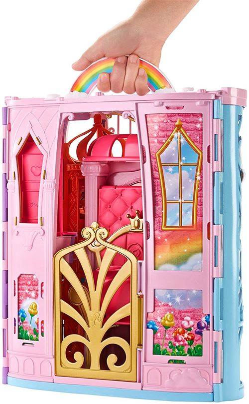 barbie chateau arc en ciel