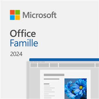 Microsoft Office Famille 2024 1 PC ou Mac Achat définitif Téléchargement - 1