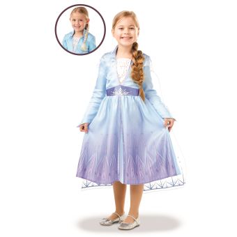 Panoplie et 1 accessoire Disney La Reine des neiges Elsa Taille L