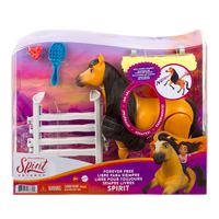 Spirit – Chica Linda Coiffable 20 Cm – Avec Crinière à Décorer – Accessoires Rubans Et Barrettes – Cadeau Enfant 3 Ans