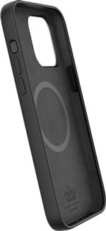 Coque Silicon Icon Magnetique IP14 Pro Max Noir