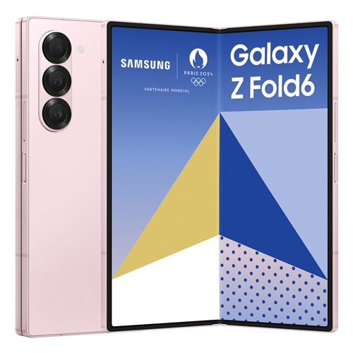 Smartphone Samsung Galaxy Z Fold6 7,6"" 5G Nano SIM 512 Go Rose État correct - Samsung reconditionné disponible sur Fnac