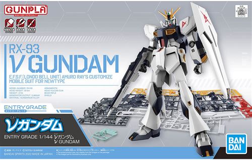GUNDAM GUNPLA ENTRY GRADE 1/144 NU GUNDAM