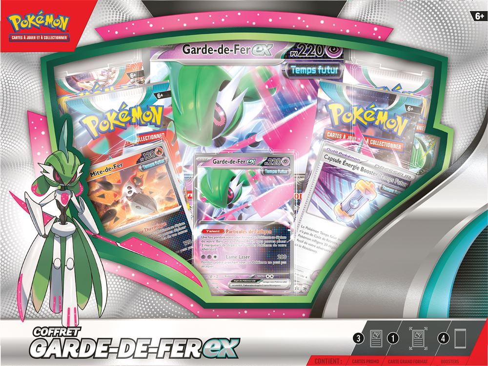 Carte à collectionner Pokémon : Coffret ex 4b. Rugit-Lune/Garde-de-Fer-ex