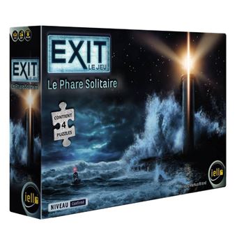 Jeu d’ambiance Iello Exit Puzzle Le Phare Solitaire