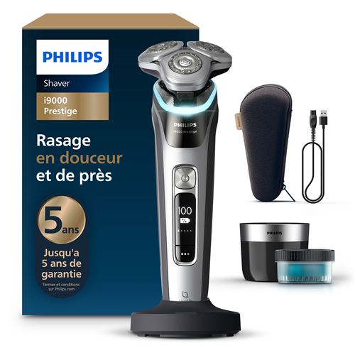 Rasoir Électrique Philips Série I9000 Prestige Skiniq Xp9204/30