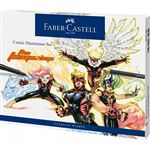 Coffret de crayons aquarellables Faber-Castell Comic Illustration