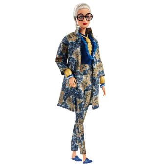 Poupée Barbie Collector Iris Apfel Imprimé