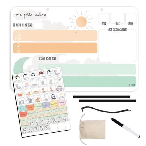 Nature Et Découvertes Multicolore Jeu Éducatif Tableau Ma Petite Routine