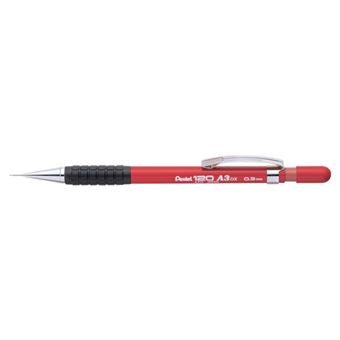 Porte-mines 0,3 mm Pentel Hi-Graph Canon fixe de 4 mm Rouge