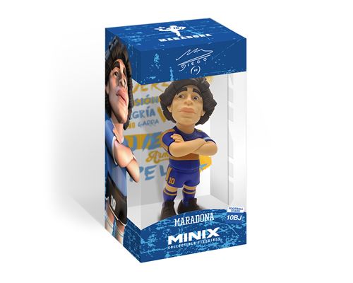 Figura Minix Maradona Boca Juniors Modelo 10BJ -  Original - Figuras Miniaturas Coleccionables Para Exhibición - Idea De Regalo - Mercancía Oficial - Juguetes Para Niños - Fans