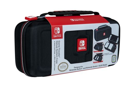 Pochette de transport rigide Nacon pour Nintendo Switch/Nintendo Switch (modèle OLED) Noir
