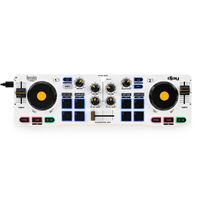 Table de mixage pour Smartphone Hercules DJControl Mix sans fil Bluetooth Blanc