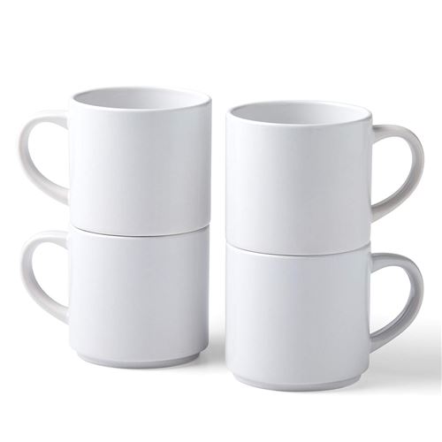 Pack 4 Mugs céramiques Cricut 295 ml Blanc