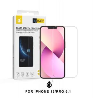 Verre trempé One+ pour iPhone 13 /13 Pro Transparent