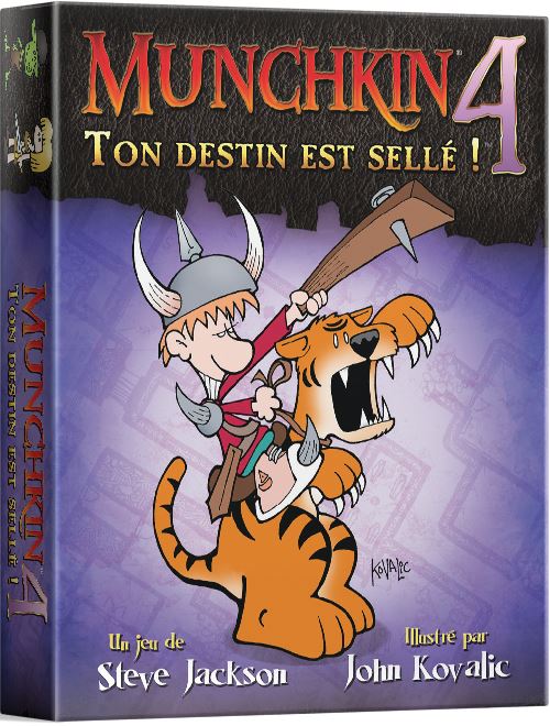 Jeu De Stratégie Asmodee Munchkin 4 Ton Destin Est Sellé – Extension Avec 112 Cartes Supplémentaires - vue 2