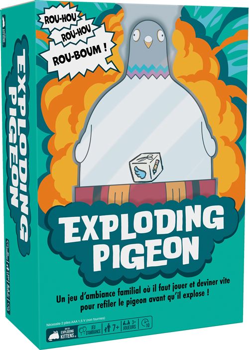Jeu d’ambiance Asmodee Exploding Pigeon - Asmodee