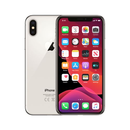 Apple iPhone X 5,8 64 Go Double SIM Reconditionné Grade A++ Renewd Argent