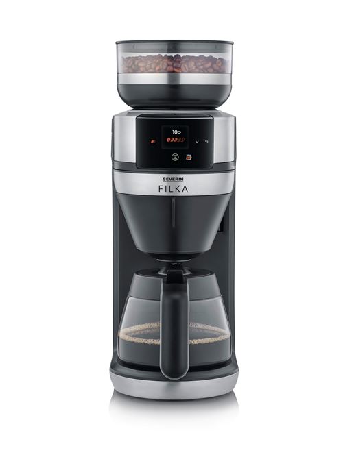 Severin Machine à café Filtre Automatique Séverin Filka 2.0 Ka 4852 Inox