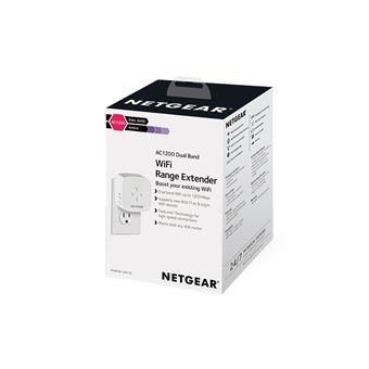 Répéteur Wifi bibande Netgear EX6110 Blanc Reconditionné