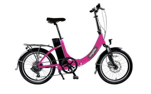 Vélo assistance électrique Easybike Easyfold Série Limitée Classic D7 20' Rose