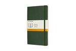 Carnet classique grand format ligné Moleskine couverture souple Vert