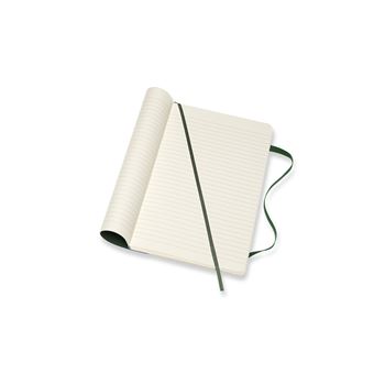 Carnet classique grand format ligné Moleskine couverture souple Vert