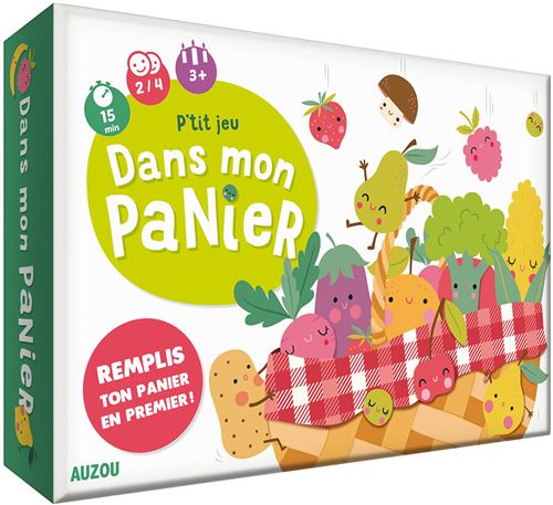 Jeu De Société Auzou P'Tit Jeu Dans Mon Panier