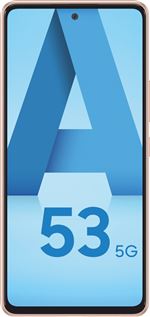 Smartphone Samsung Galaxy A53 6.5" 5G Double nano SIM 256 Go Orange Pêche