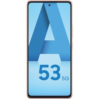 Smartphone Samsung Galaxy A53 6.5" 5G Double nano SIM 256 Go Orange Pêche