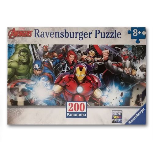 Puzzle 200 Pièces : Marvel Avengers, Ravensburger