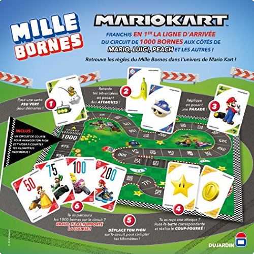 Jeu de cartes Dujardin Mario Kart Mille Bornes - Jeux classiques - Achat &  prix