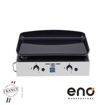 Plancha à gaz Eno Océane 50 5000 W Noir et Argent