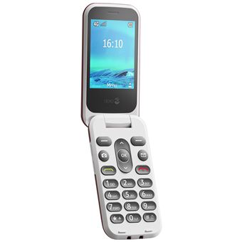 Téléphone portable à clapet séniors Doro 2880 2,8" Micro SIM Rouge