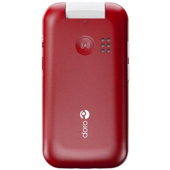 Téléphone portable à clapet séniors Doro 2880 2,8" Micro SIM Rouge