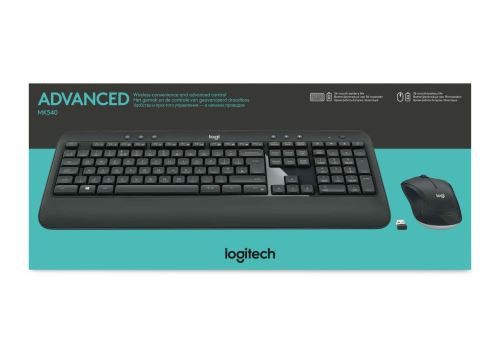 Logitech MK540 Advanced - Ensemble clavier et souris - sans fil - 2.4 GHz - AZERTY - Belge