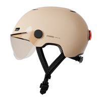 Casque vélo Cosmo Connected Fusion+ Sable brillant