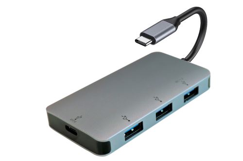 Hub USB Type C 4-en-1 Itworks Gris