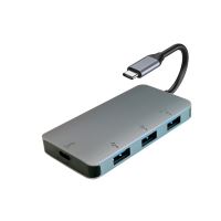 Hub USB Type C 4-en-1 Itworks Gris