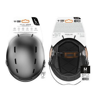 Casque vélo de protection Casr Taille M Gris