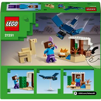 LEGO® Minecraft® 21251 L’expédition de Steve dans le désert