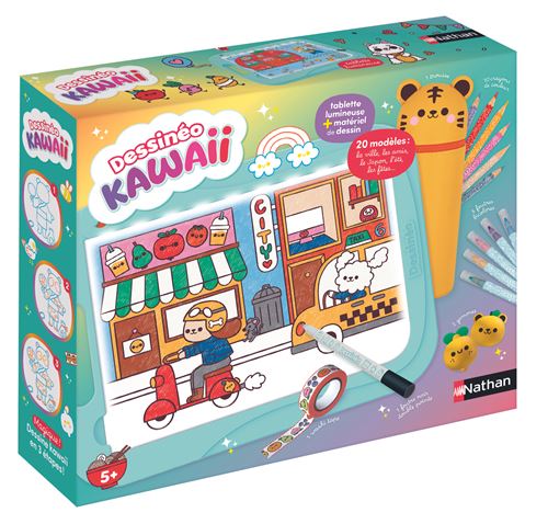 Nathan Jeu de loisirs créatifs - Dessinéo Kawaii - Dès 5 ans - vue 1