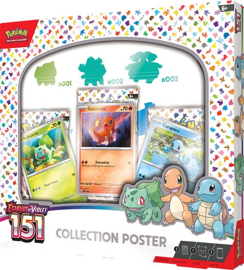 Carte à collectionner Pokémon EV3.5 Coffret Poster Pokémon 151
