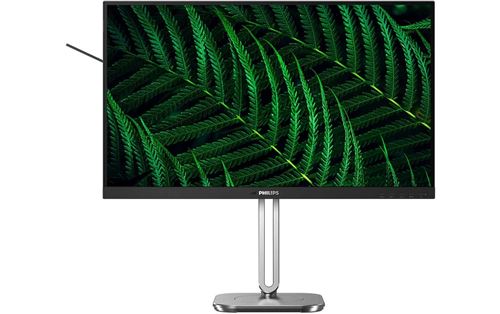 Philips 27B2G5500 - Écran LED - 27 - 2560 x 1440 QHD @ 100 Hz - IPS - 1500:1 - haut-parleurs - argent, Charbon