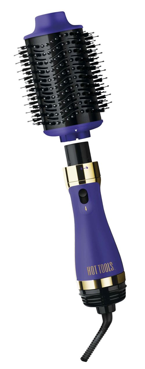 Achat Pro - & Hot Brosse HTDR5586UKE prix coiffante fnac et Tools | Signature Noir volumisante et Violet séchante