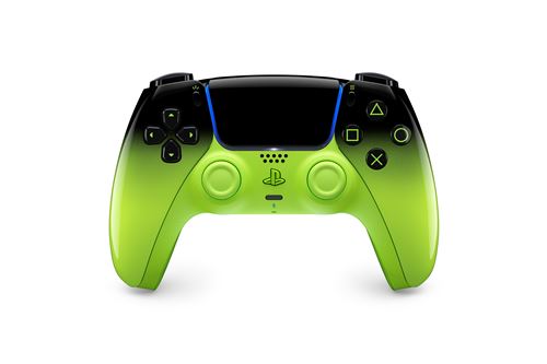 Manette sans fil Sony DualSense® Remix Green pour PS5 PC Mac et Mobile
