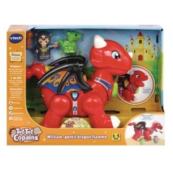 Jeu éducatif Vtech Tut Tut Copains Univers fantastiques William gentil dragon flamme